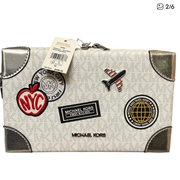 Michael Kors Handbags - Michael Kors Trunk Travel Clutch/Crossbody NWT